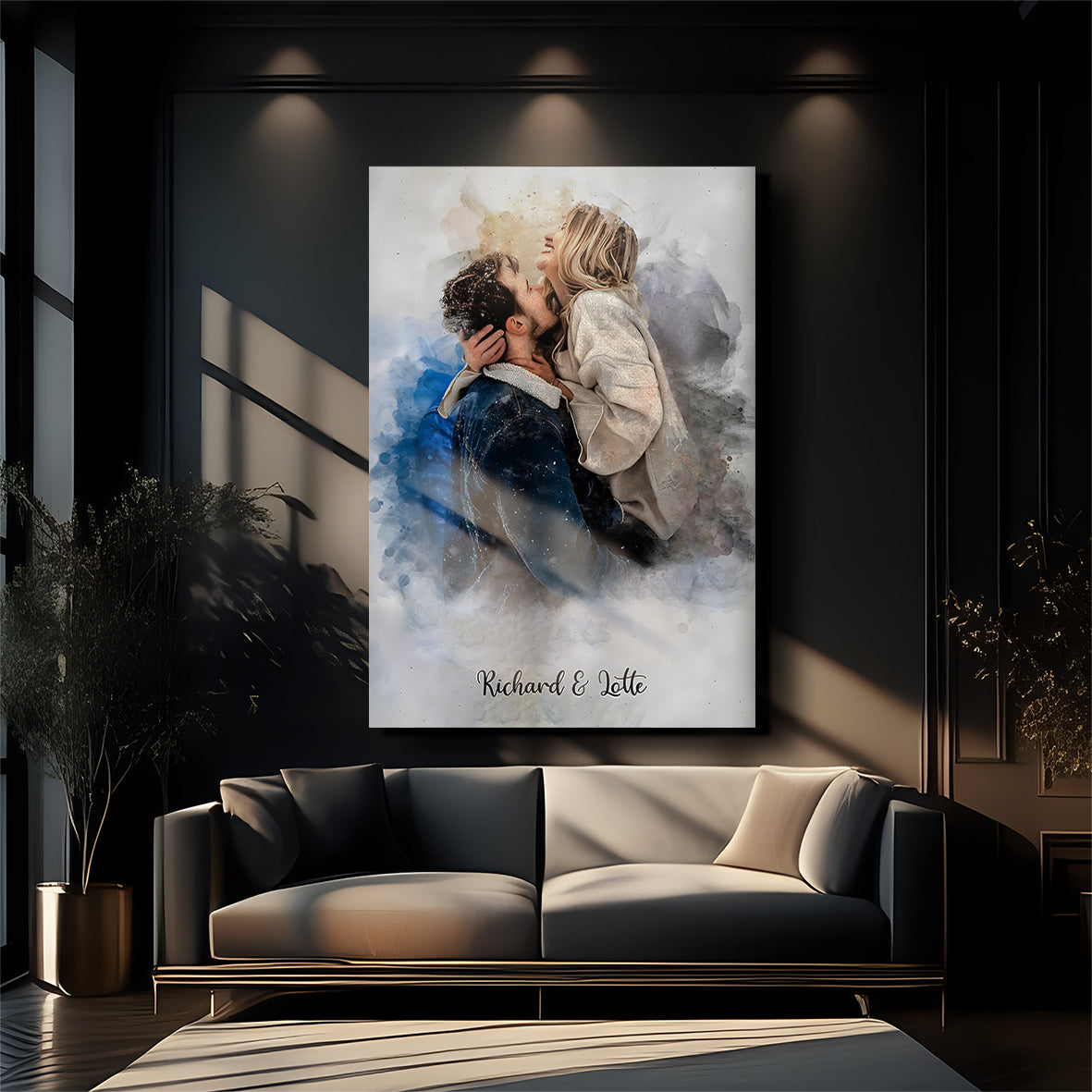 Personalisierte Leinwand "COUPLE IMAGE"