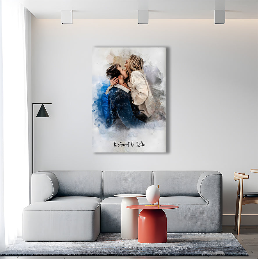 Personalisierte Leinwand "COUPLE IMAGE"